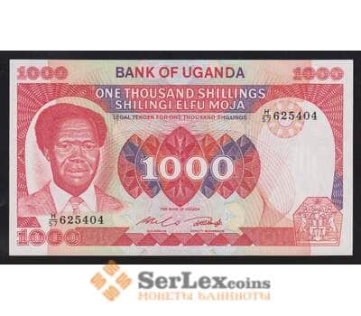 Уганда 1000 шиллингов 1983 Р23а(2) UNC арт. 55929