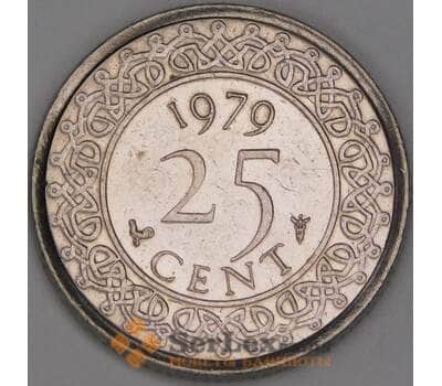 Суринам 25 центов 1979 КМ14а AU арт. 52872