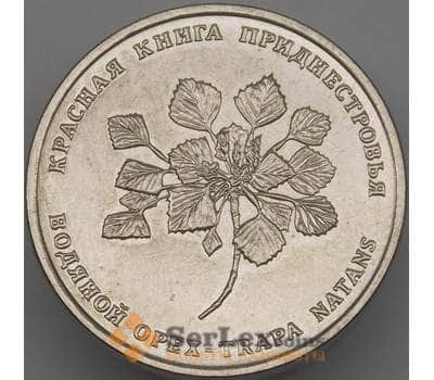 Монета Приднестровье 1 рубль 2019 UNC водяной Орех чилим  арт. 18614