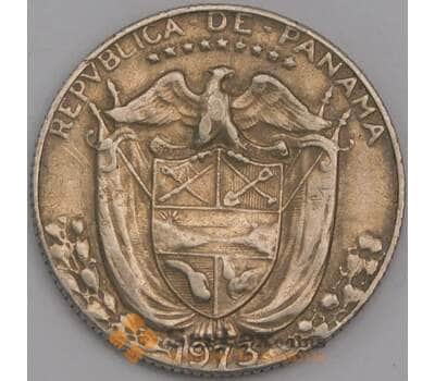 Панама монета 1/4 бальбоа 1973 КМ11.2а VF арт. 41323