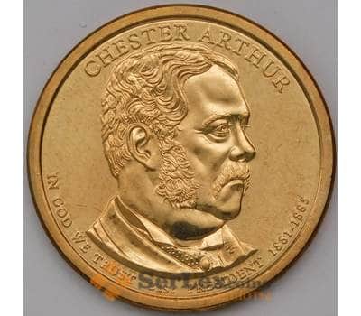 Монета США 1 доллар 2012 21 президент Честер Артур D арт. 31113