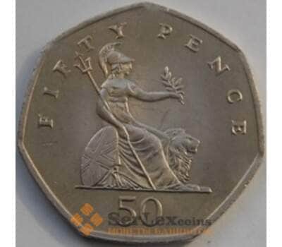 Монета Великобритания 50 пенсов 1997 КМ940 UNC арт. С03365
