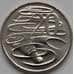 Монета Австралия 20 центов 2016 UNC 50-тие Десятичного обращения арт. С03393
