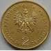 Монета Польша 2 злотых 2001 Y426 UNC Генрих Венявский арт. С03428