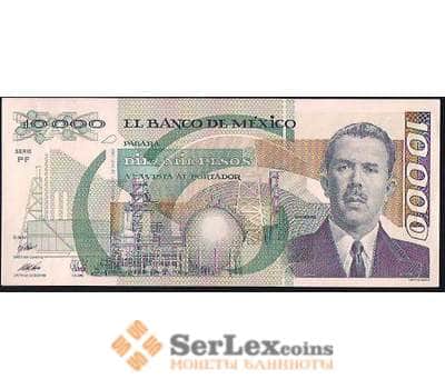 Банкнота Мексика 10000 Песо 1989 AU №90 арт. В00796
