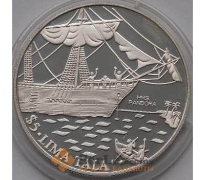 Монета Токелау 5 тала 1993 КМ18 PROOF Серебро арт. С03517