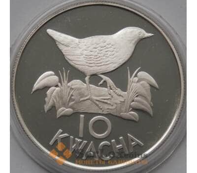 Монета Замбия 10 квача 1986 КМ25 PROOF  арт. С03520