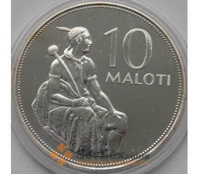 Монета Лесото 10 малоти 1979 КМ23 Серебро арт. С03527