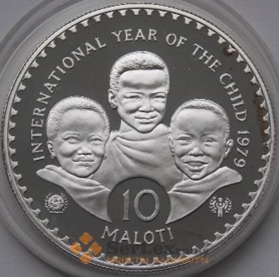 Лесото 10 малоти 1979 КМ24 PROOF Серебро арт. С03528