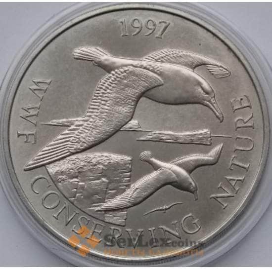 Фолклендские острова 50 пенсов 1997 UNC Птицы арт. С03538