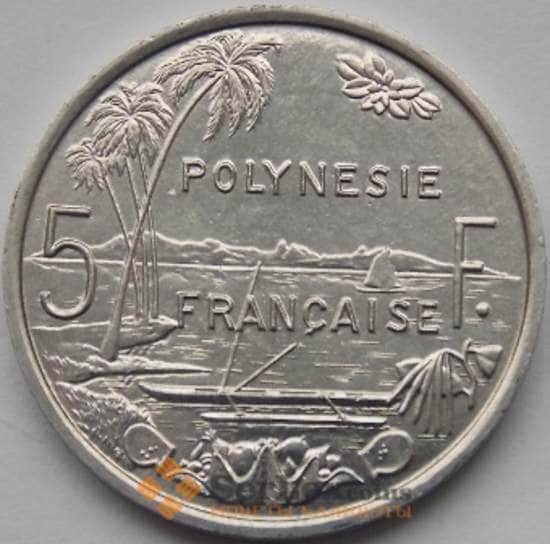 Французская Полинезия 5 франков 2000 КМ12 UNC арт. С03552