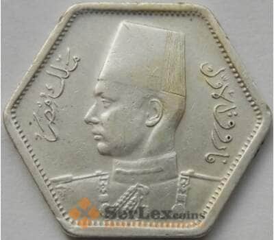 Монета Египет 2 пиастра 1944 КМ369 XF Серебро арт. С03554