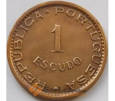 Монета Ангола 1 эскудо 1972 КМ76 XF арт. С03586