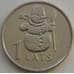 Монета Латвия 1 лат 2007 КМ85 XF Снеговик арт. С03599