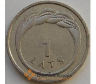 Монета Латвия 1 лат 2009 КМ101 XF Кольцо арт. С03602