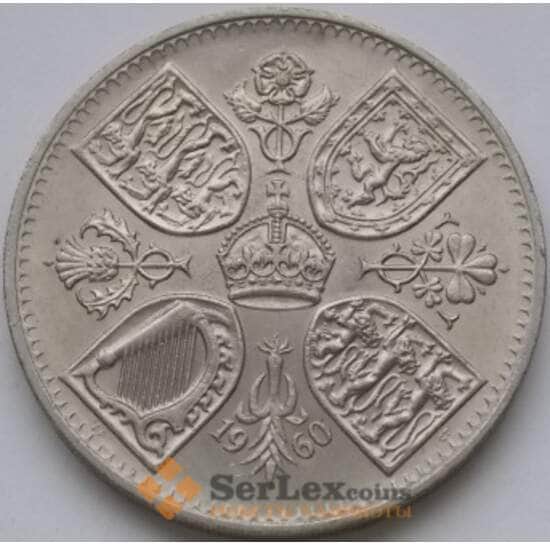 Великобритания 1 крона (5 шиллингов) 1960 КМ909 AU арт. С03656
