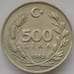 Монета Турция 500 лир 1983 КМ957 BU Первая в мире монета (J05.19) арт. 15647