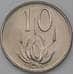 Монета Южная Африка ЮАР 10 центов 1965 КМ68.2 UNC арт. 25059