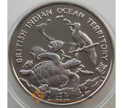 Монета Британские Индийские Океанические территории 2 фунта 2016 BU Фауна арт. 13820