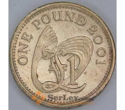 Гернси 1 фунт 2001 КМ110 XF арт. 56562