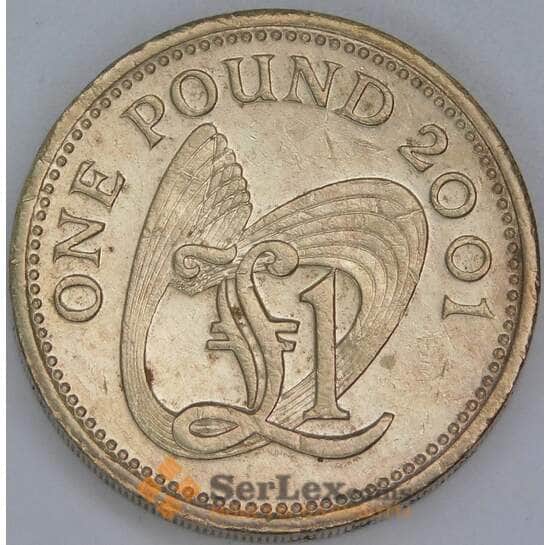 Гернси 1 фунт 2001 КМ110 XF арт. 56562