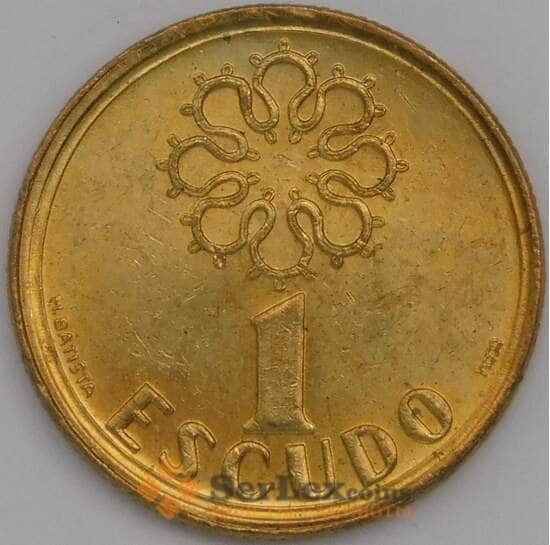 Португалия монета 1 эскудо 1995 КМ631 UNC арт. 44564