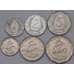 Монета Восточно-Карибские острова набор  1, 2, 5, 10, 25 центов 1 доллар  арт. 31387