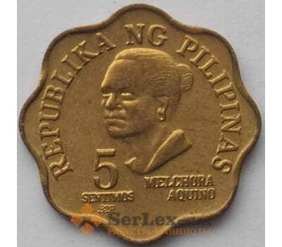 Монета Филиппины 5 сентимо 1979 КМ206 UNC (J05.19) арт. 15577