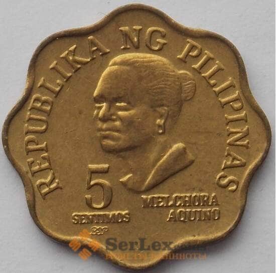 Филиппины 5 сентимо 1979 КМ206 UNC (J05.19) арт. 15577