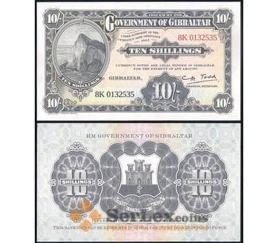 Банкнота Гибралтар 10 шиллингов (50 пенсов) 2018 UNC арт. 30900