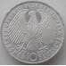 Монета Германия 10 марок 1989 G КМ173 Proof 40 лет ФРГ арт. 11653