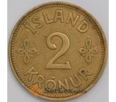 Исландия монета 2 кроны 1940 КМ4 XF арт. 42008