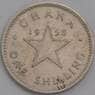 Гана монета 1 шиллинг 1958 КМ5 VF арт. 7315