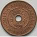 Монета Родезия и Ньясаленд 1/2 пенни 1964 КМ1 AU арт. 7320