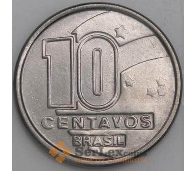 Монета Бразилия 10 сентаво 1990 КМ613 UNC арт. 29082