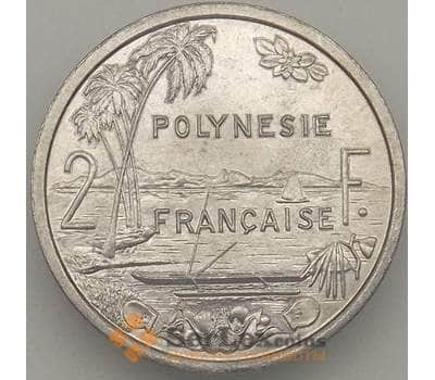 Монета Французская Полинезия 2 франка 1982 КМ10 UNC (J05.19) арт. 18084