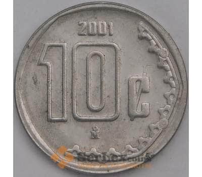 Монета Мексика 10 сентаво 2001 КМ547 XF арт. 39089