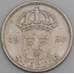 Монета Швеция 50 эре 1928 G КМ788 VF арт. 11868