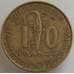 Монета Французская Западная Африка -Того 10 франков 1957 КМ8 VF+ арт. 14508