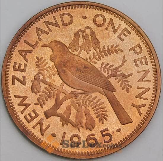 Новая Зеландия 1 пенни 1965 КМ24.2 Proof арт. 46474