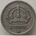 Монета Швеция 50 эре 1945 G КМ817 VF арт. 11853
