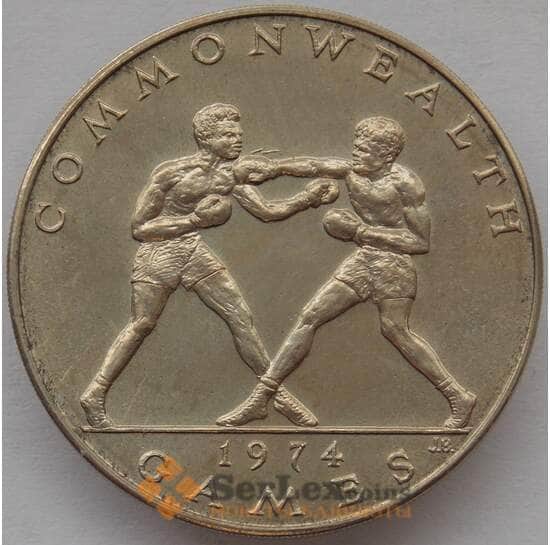 Самоа 1 тала 1974 КМ18 UNC Бокс Игры содружетсва (J05.19) арт. 15652