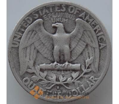 Монета США 25 центов квотер 1941 S KM164 VF арт. 12284