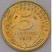 Монета Франция 5 сантимов 1973 КМ933 Proof арт. 31384
