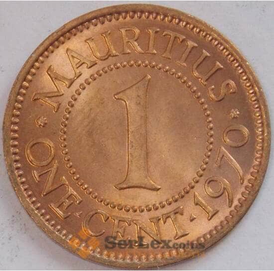 Маврикий 1 цент 1970 КМ31 UNC (J05.19) арт. 17754