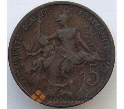 Монета Франция 5 сантим 1916 КМ842 VF (J05.19) арт. 16401