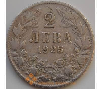 Монета Болгария 2 лева 1925 КМ38 F арт. 8749