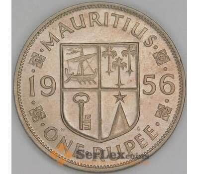 Маврикий 1 рупия 1956 КМ35 XF арт. 56397