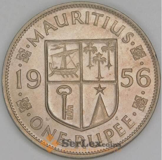 Маврикий 1 рупия 1956 КМ35 XF арт. 56397