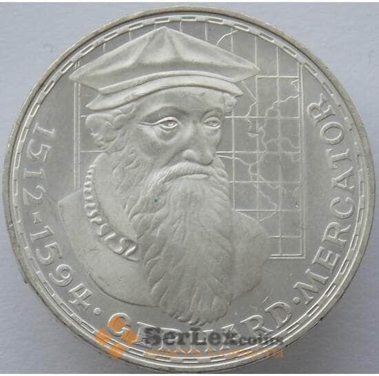 Германия 5 марок 1969 КМ126 Proof Герхард Меркатор Серебро (J05.19) арт. 15956